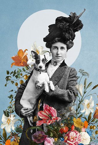 Summer Portrait with Dog