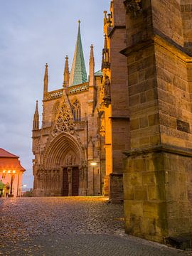 Erfurt - Severihof bij de kathedraal van t.ART