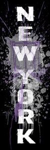 POP ART Brooklyn Bridge | purple