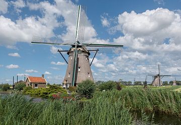 Vier-Loch-Mühle in Zevenhuizen von Rinus Lasschuyt Fotografie