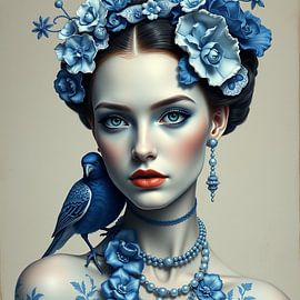 Bluebird Majesty - The Poetry of Delftware by Kleurenrijk