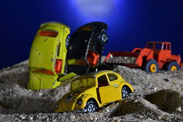 Model car - Cemetery VW Beetle