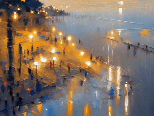 Abstrakter Strand