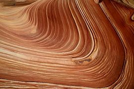 Formations rocheuses dans les North Coyote Buttes, qui font partie du Vermilion Cliffs National Monu sur Frank Fichtmüller