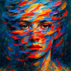 Gezichten van licht: tussen penseelstreek en ziel van Klaus Tesching - Art-AI