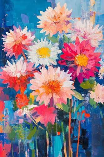 Kleurrijk boeket bloemen