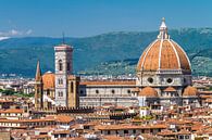 FLORENZ Aussicht vom Piazzale Michelangelo auf die Kathedrale von Melanie Viola Miniaturansicht