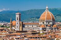 FLORENCE Gezicht op de kathedraal vanaf Piazzale Michelangelo van Melanie Viola thumbnail