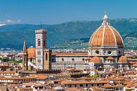 FLORENCE View from Piazzale Michelangelo to the Cathedral