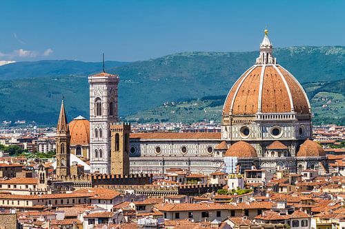 FLORENZ Aussicht vom Piazzale Michelangelo auf die Kathedrale