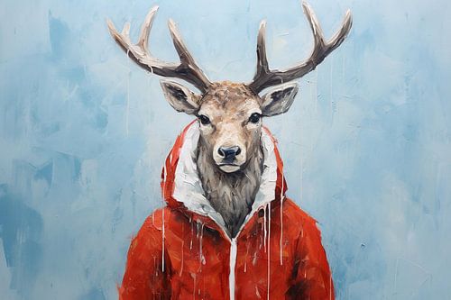 Modernes Tierportrait | Hirsch