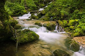 Green Röthbach waterfall, Germany