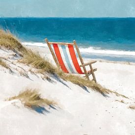 la plage en été ameland partie 2. sur J.a Dijkstra