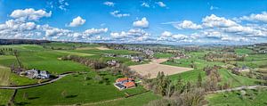 Drohnenpanorama der südlimburgischen Hügel bei Epen