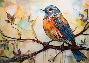 Painting Birds by De Mooiste Kunst