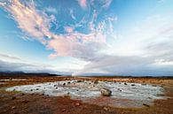 Island - Vulkanlandschaft - Geothermalgebiet mit Dampfaustritt von Ralf Lehmann Miniaturansicht