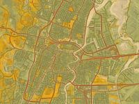 Stadskaart Haarlem | Desert Bloom | Groen-Oker