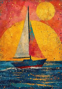 Sailboat Sea Maritime Moon Shipping by Niklas Maximilian