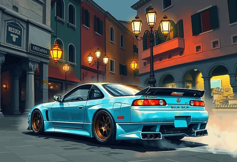 Nissan GT-R R34 – Speeding in European City by MIROKKU