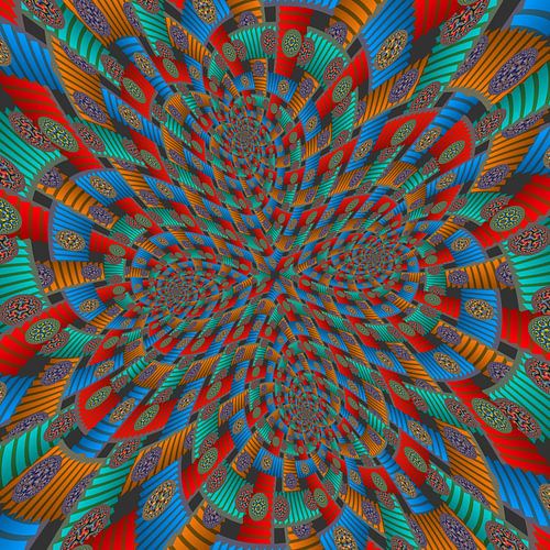 Vierdubbele Spiraal van Trappen en Cirkels