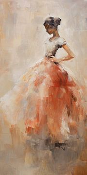 Colourful dress by ARTEO Paintings