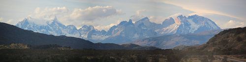 Panorama National Park Torres del Paine, Chile by A. Hendriks