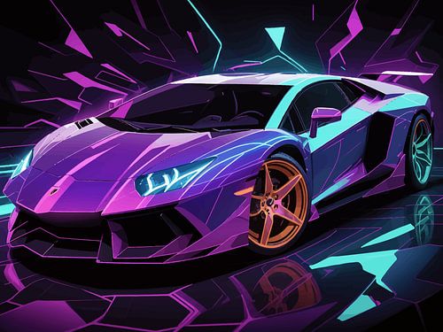 Lamborghini Neon 6