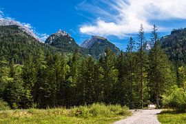 Landscape in the Klausbach valley in Berchtesgadener Land by Rico Ködder
