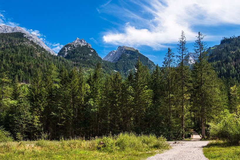 Landschaft im Klausbachtal im Berchtesgadener Land von Rico Ködder