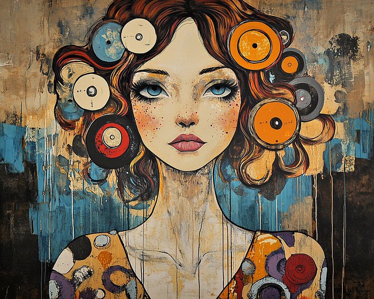 Melodien der Vergangenheit Leinwand von Blickfänger Gemälde