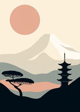 Japanse sferen 03 van Katarzyna Gąsiorowska