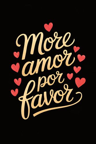 Liefdevolle typografie met harten