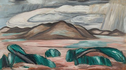 New Mexico Remembrance No. 8 (1923) door Marsden Hartley