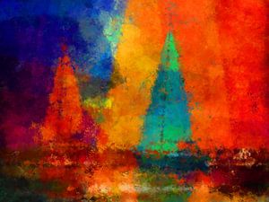 abstract sailing by Andreas Wemmje