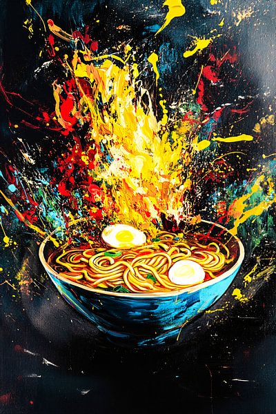 Abstracte ramen vol dynamiek van Art & Soul Creations