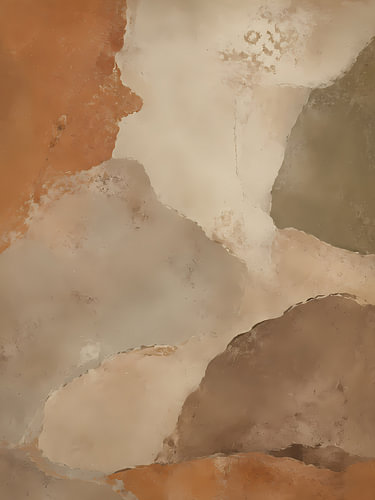 Terrakotta-Mineralschichten