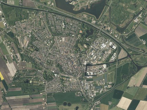 Luchtfoto van Winschoten