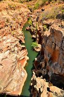 Rivière à Bourke's Luck Potholes Afrique du Sud