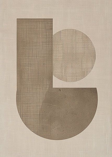 Natuurlijk minimalistisch werk van Modern Collection
