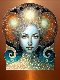 Frau mit hochgestecktem Haar 3