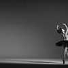 Ballerina in black and white by Arjen Roos