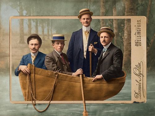 Silly Pictures of Silly Men in Boats by Marja van den Hurk