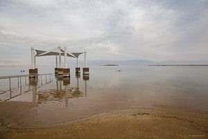 Une station balnéaire Gedi sur la mer Morte en Israël.