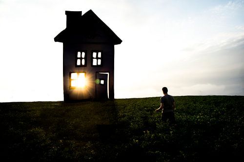 Home At The Horizon Silhouette