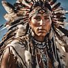 Realistic Native American Art 7 von Johannas Art Creations