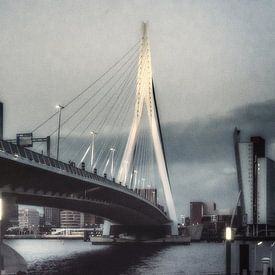 Le pont Erasmus, Rotterdam. sur Arno Litjens