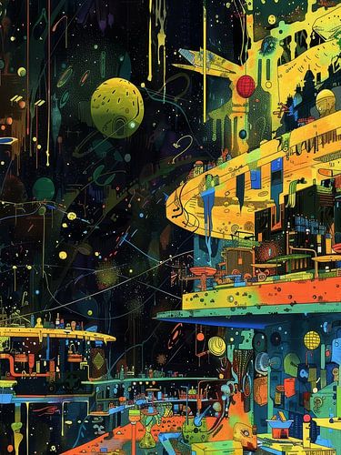 Space City Style Abstract