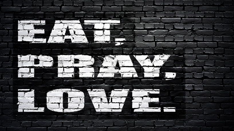 Eat, pray, love by Günter Albers