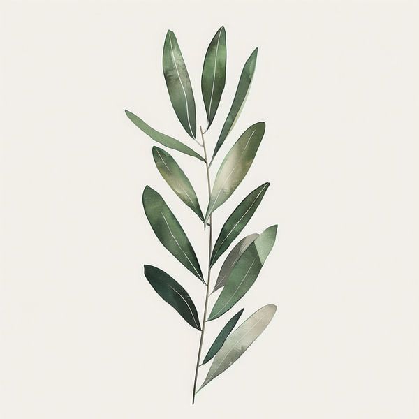 Tedere olijftak van Poster Art Shop