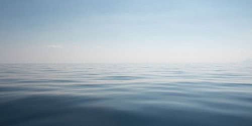 A horizon of water